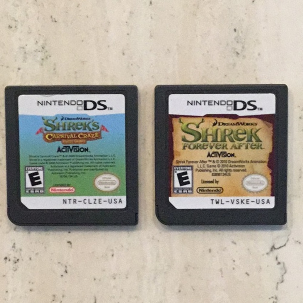 Shrek Carnival Craze Nintendo DS Game & Shrek Forever After Nintendo DS Games - Picture 2 of 10